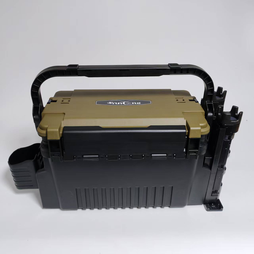 Fishing Kayak Crate - 1 fishing box set, double-layer lure