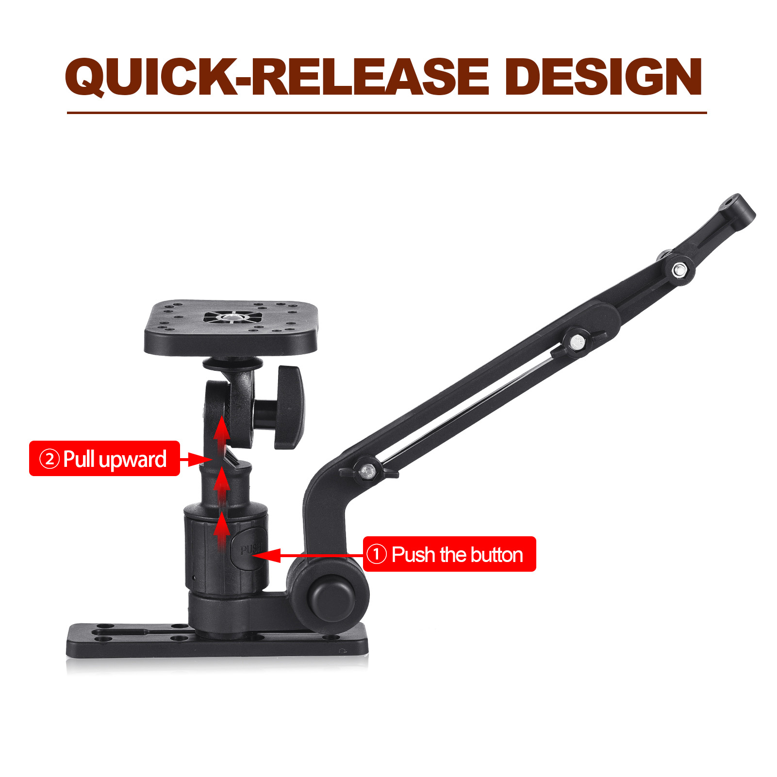 Kayak Fish Finder Mounting Pla - đánh giá và giá Fishing Kayak Fish Finder Mount