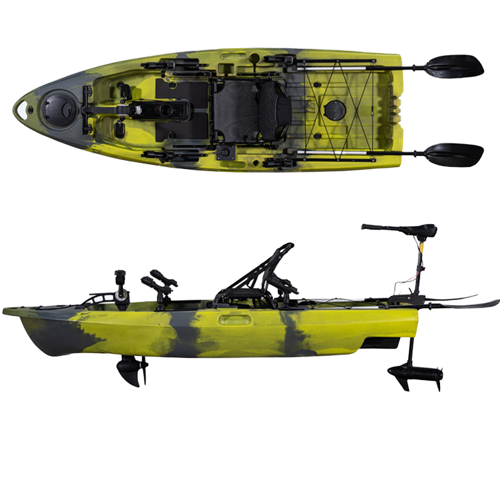 Single Paddler Sport Fishing K - đánh giá và giá Fishing Kayak Pedal Drive