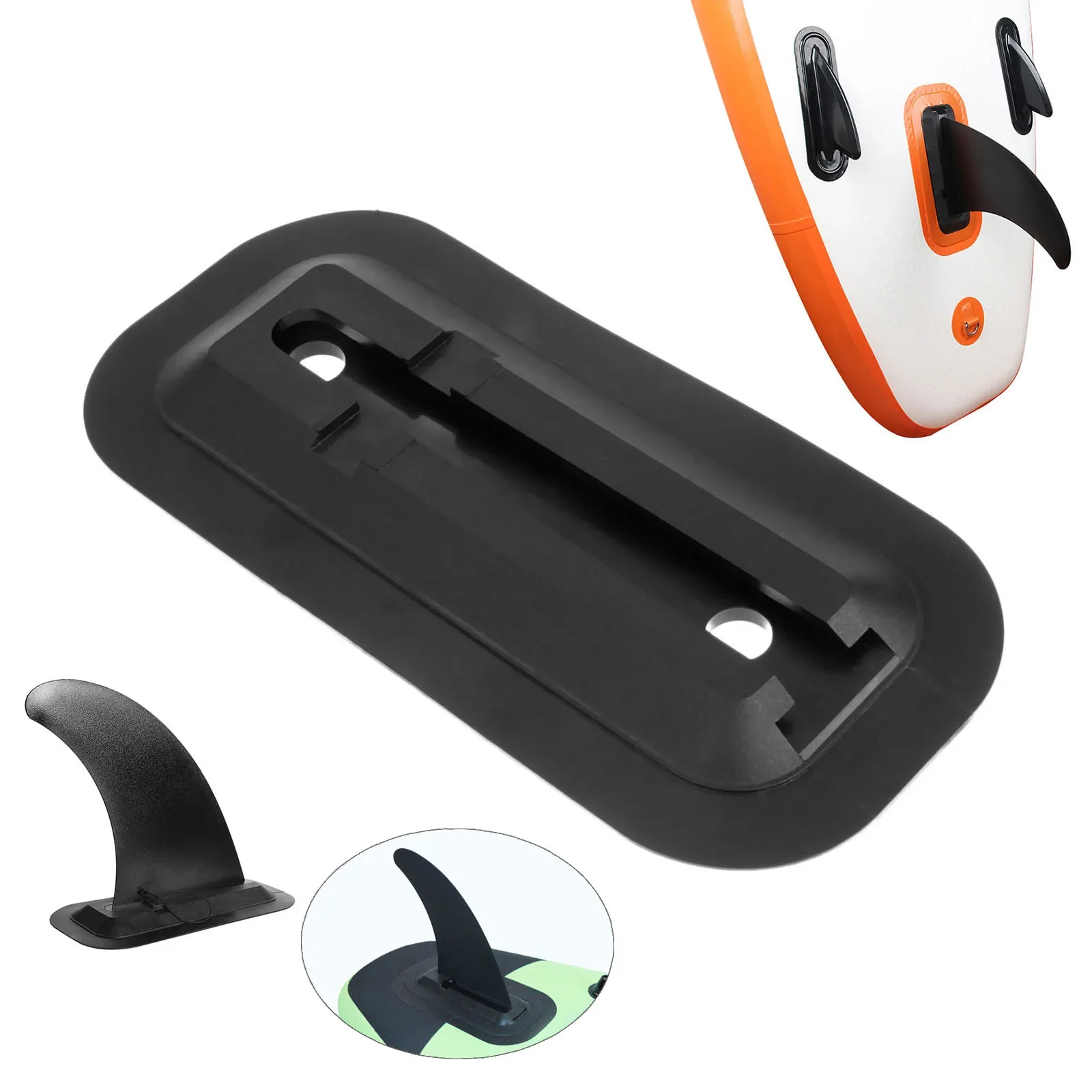 1 Pc PVC Slide-in Central Fin  - đánh giá và giá Fishing Kayak Paddle