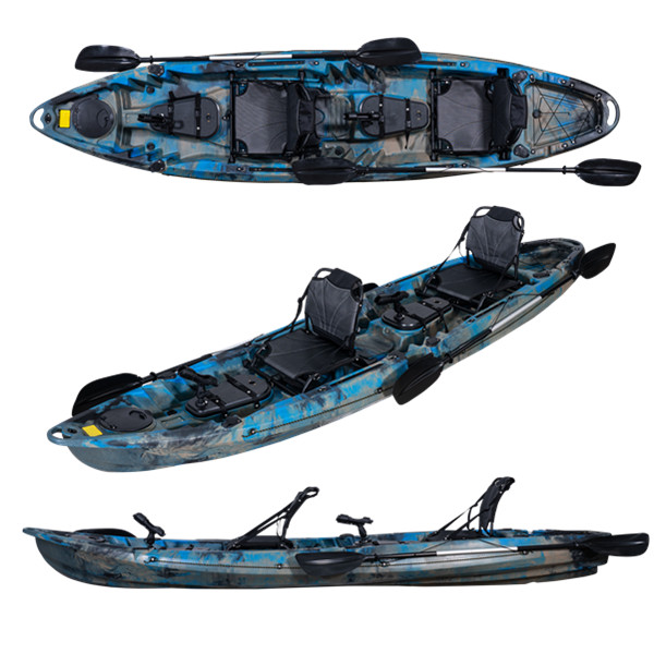 2+1 Seat Family Fishing Kayak  - đánh giá và giá Fishing Kayak Sit On Top