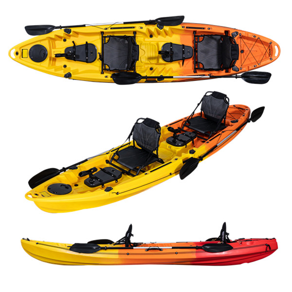 2+1 Seat Family Fishing Kayak  - đánh giá và giá Fishing Kayak Sit On Top