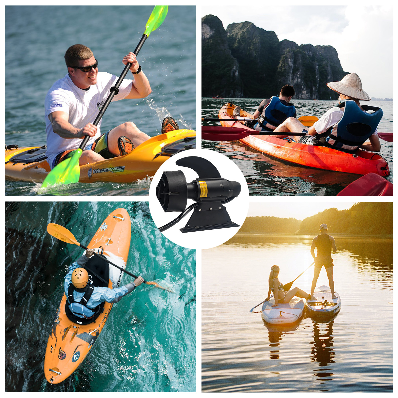 380W 600W Electric Fins Stand  - đánh giá và giá Fishing Kayak Storage Bag