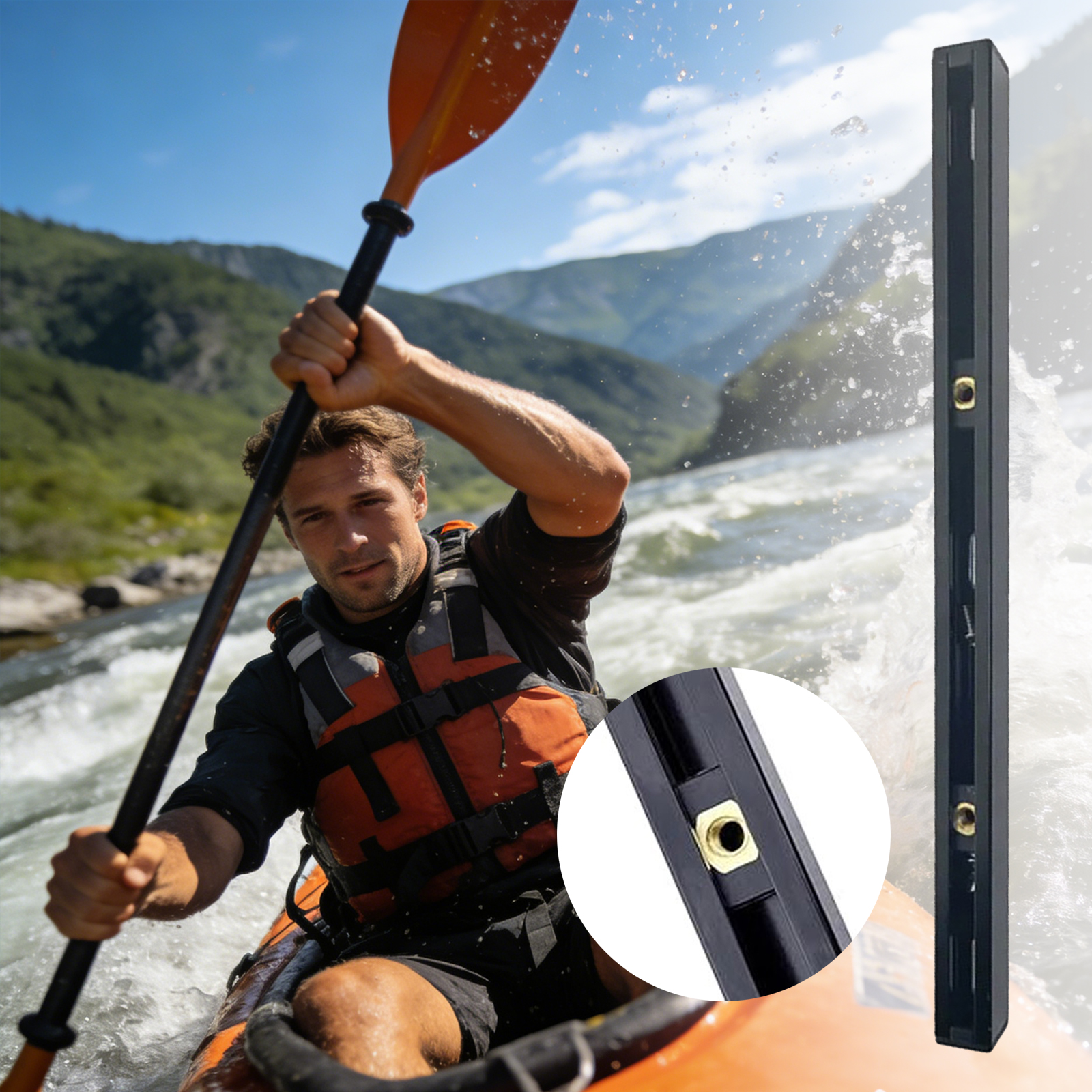 ABS Side Mount Kayak Slide Tra - đánh giá và giá Fishing Kayak Storage Bag