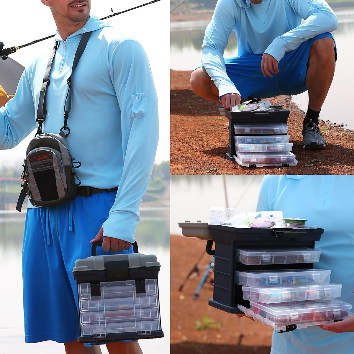 Multifunction Fashing Tackle B - đánh giá và giá Fishing Kayak Crate