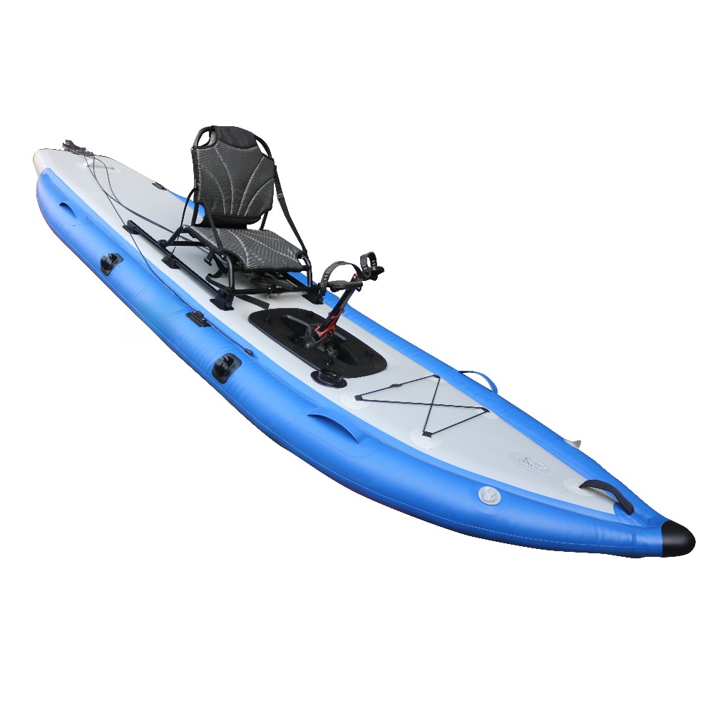 12ft Single Sit-On-Top Inflata - đánh giá và giá Fishing Kayak Pedal Drive