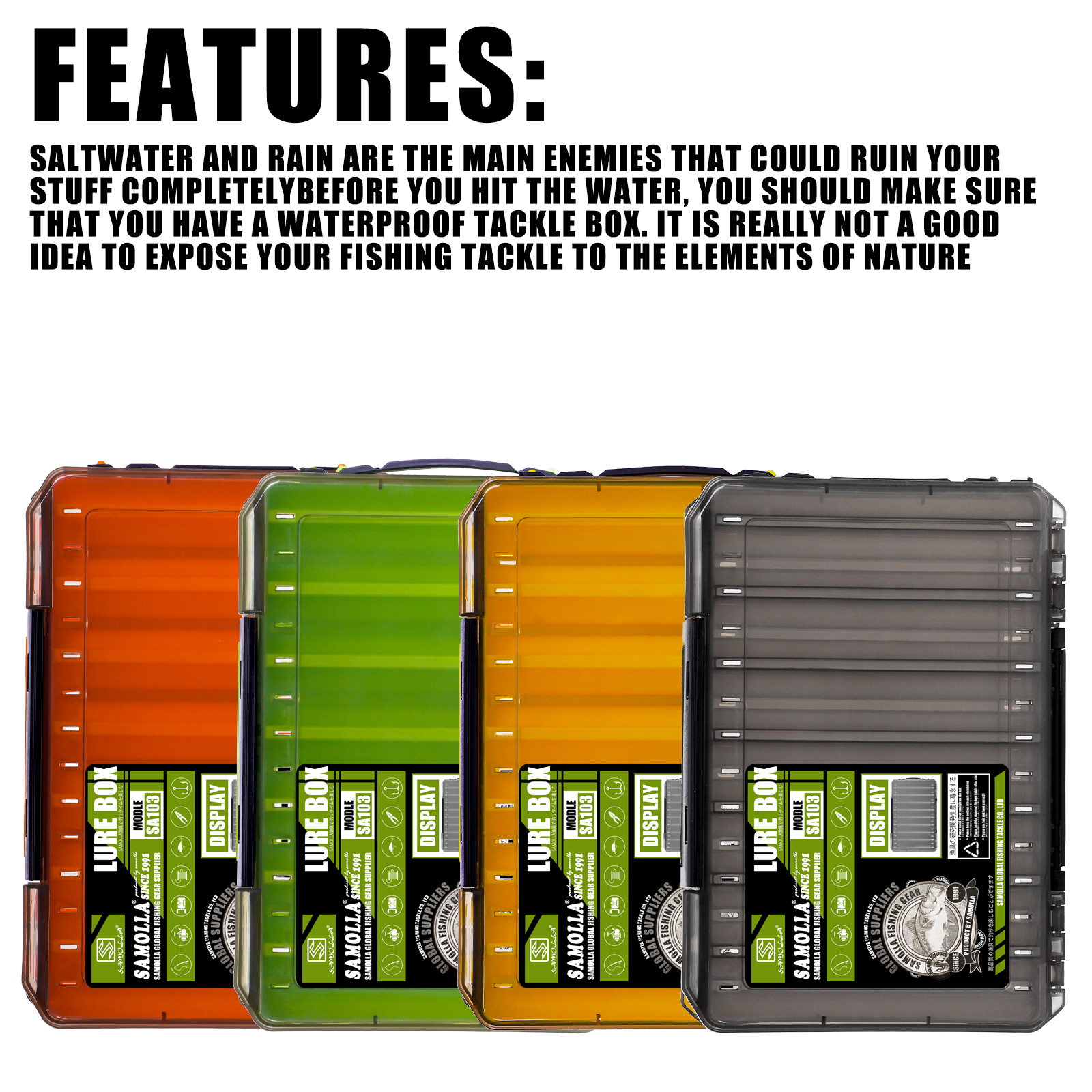 Double Sided Lure Baits Box Fi - đánh giá và giá Fishing Kayak Crate
