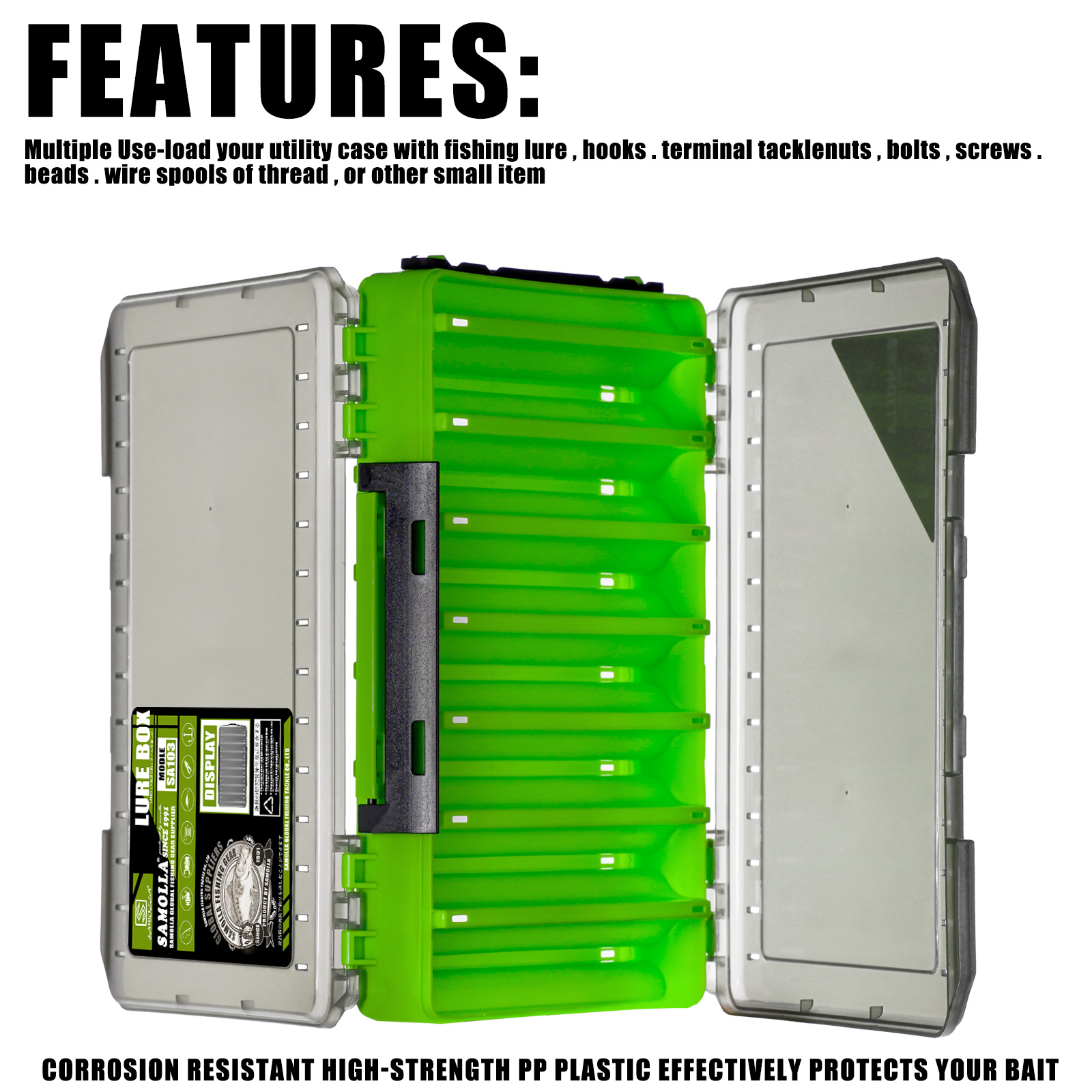 Double Sided Lure Baits Box Fi - đánh giá và giá Fishing Kayak Crate