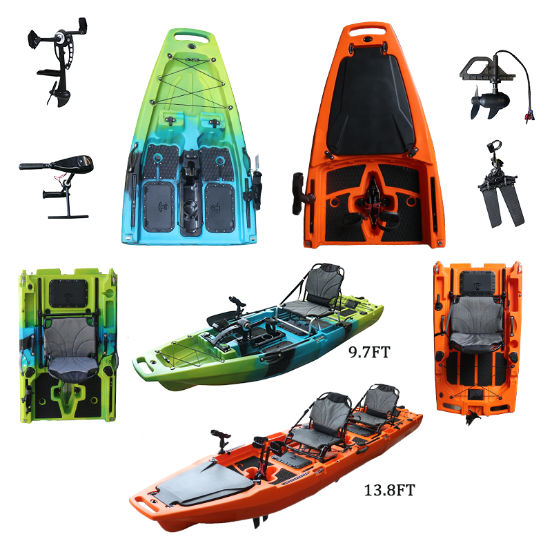 Factory Detachable Modular Ped - đánh giá và giá Fishing Kayak Sit On Top