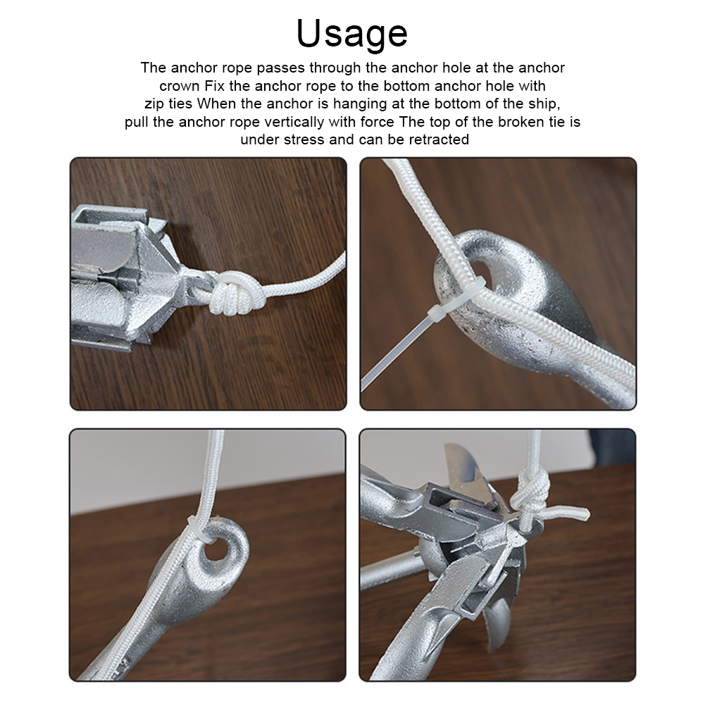 0.7KG 1.5KG Grapnel Anchor wit - đánh giá và giá Fishing Kayak Anchor