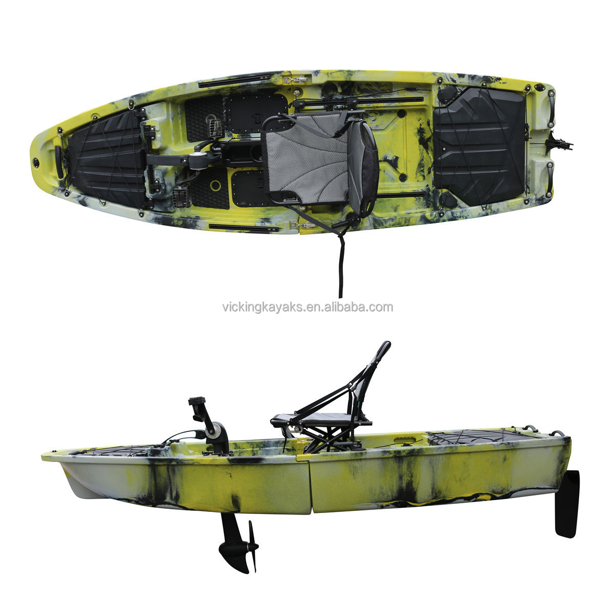 14ft Modular Propeller Pedal D - đánh giá và giá Fishing Kayak Pedal Drive