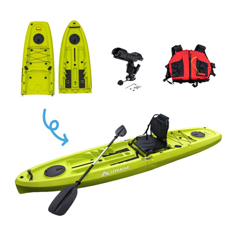 LSF Novel 3.3Meter 11FT Split  - đánh giá và giá Fishing Kayak Pedal Drive