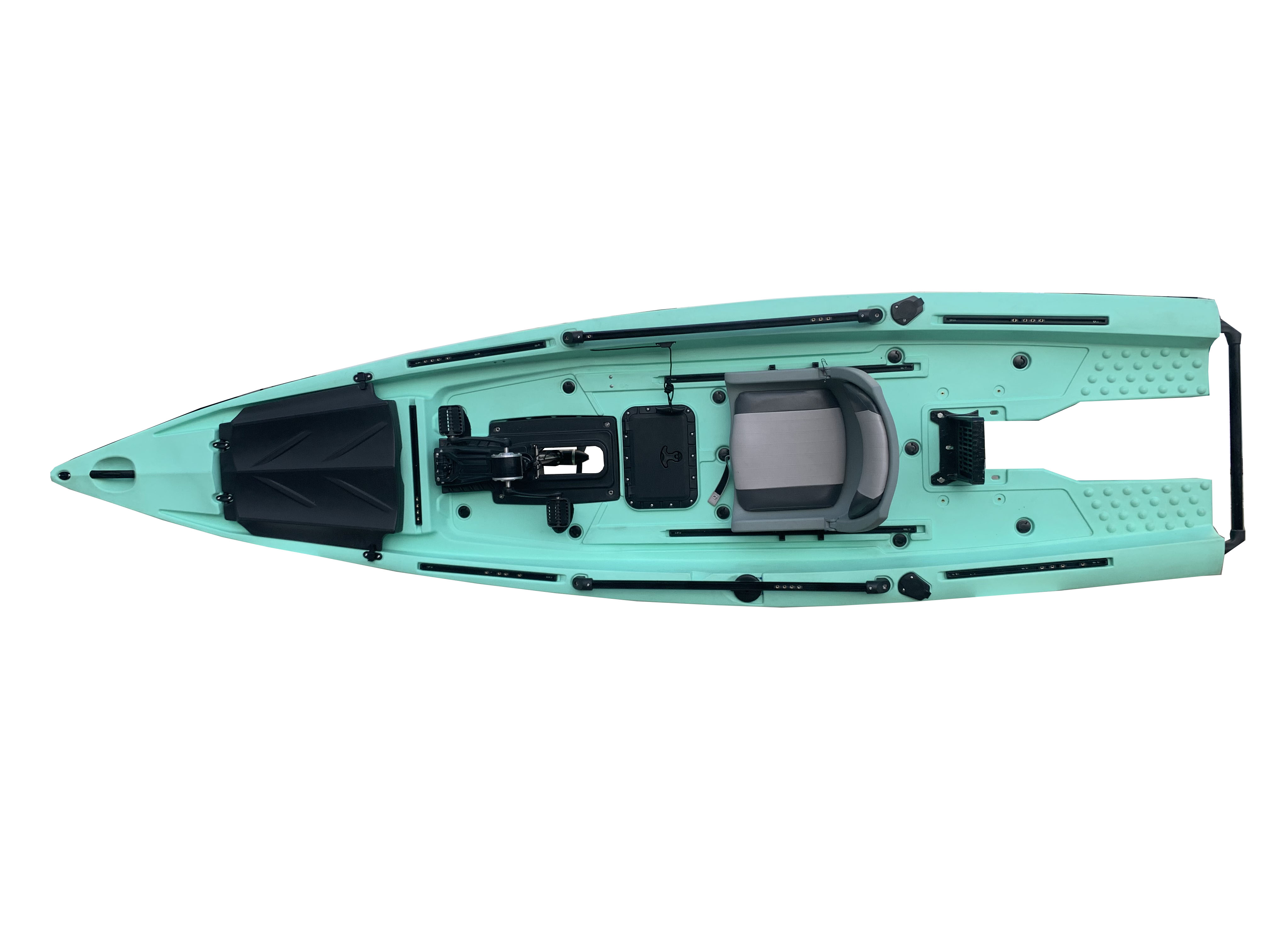 New Develop 4m Single Skiff Bo - đánh giá và giá Fishing Kayak Sit On Top
